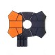 Clone Army Customs- Shoulder Cloth Pauldron Orange