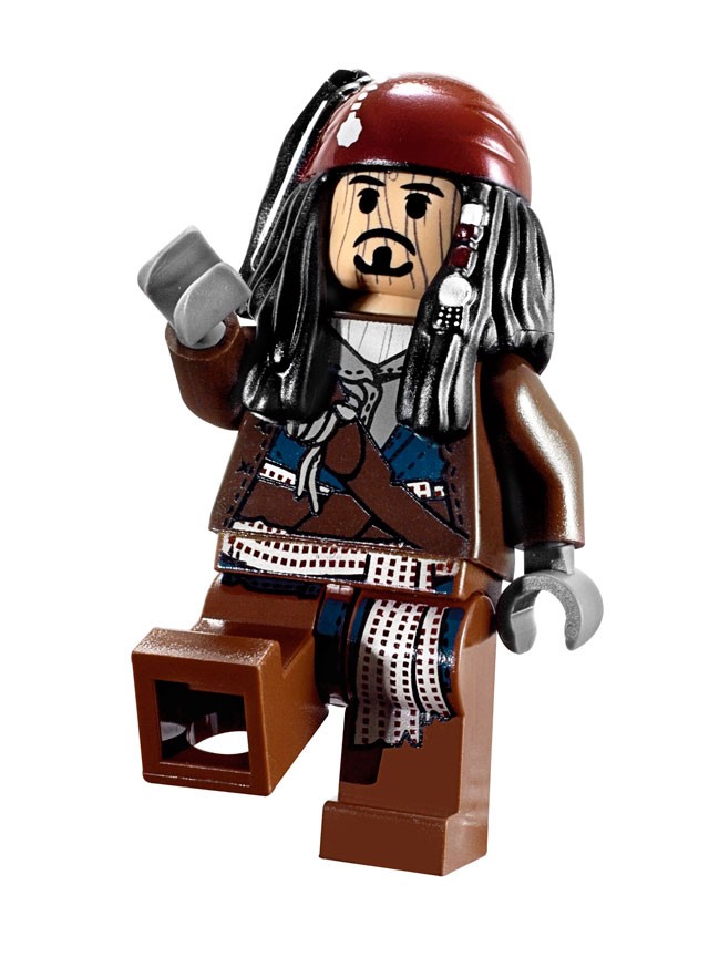 Pirates des Caraïbes Capitaine Jack Sparrow custom LEGO Minifigure Neuf 