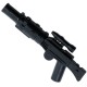 Lego Accessoires Minifigure - Clone Army Customs - Desert Tech Rifle (Noir)