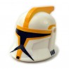 Lego Accessoires Minifigures Star Wars - Clone Army Customs - Casque CWP1 Jaune