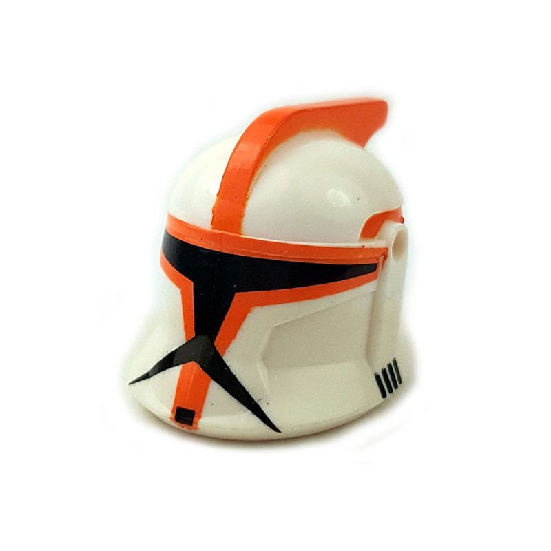 Lego Minifigure Star Wars Clone Army Customs Casque CWP1 Orange