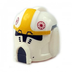 Lego Accessoires Minifigures Star Wars - Clone Army Customs - Pilot Yellow Helmet