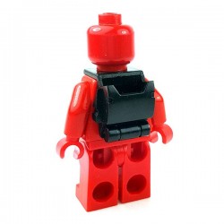 Lego Accessoires Minifigures Star Wars - Clone Army Customs - Open Back Pack (Noir)