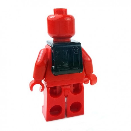 Lego Accessoires Minifigures Star Wars - Clone Army Customs - Snow Back Pack (Noir)
