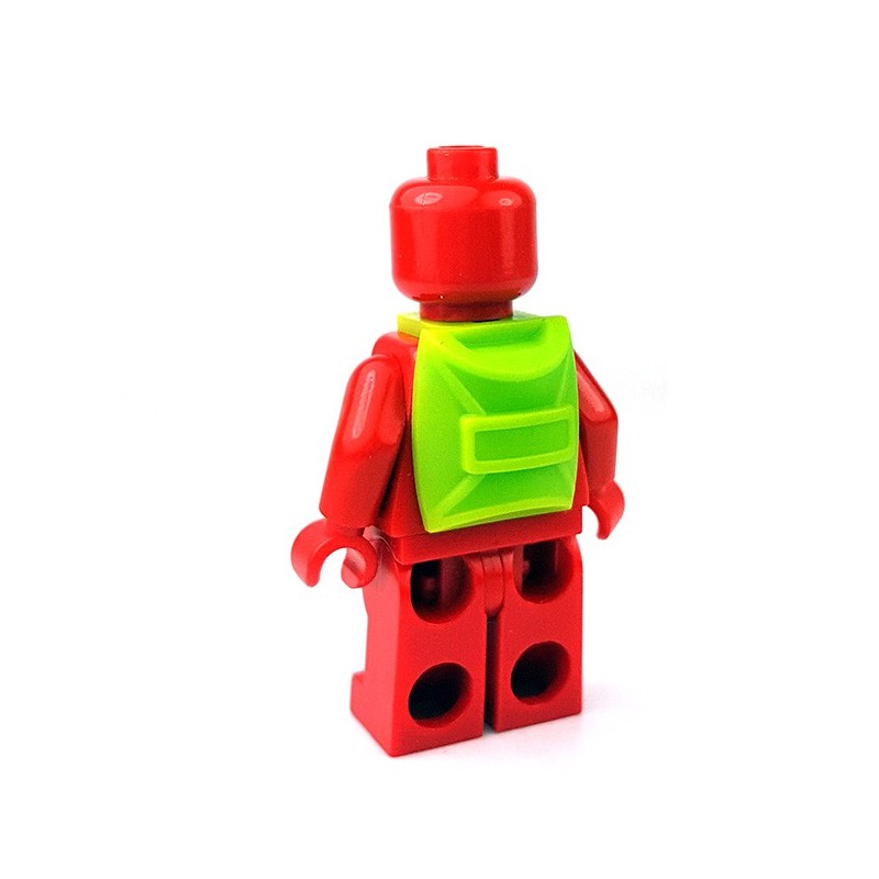 Method Sincerely arrive Lego Minifig Accessories Minifig, Backpack Lime