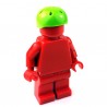 Lego Accessoires Minifigure - Casque de sport (Lime)