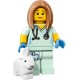LEGO Minifig - la vétérinaire 71018 Serie 17