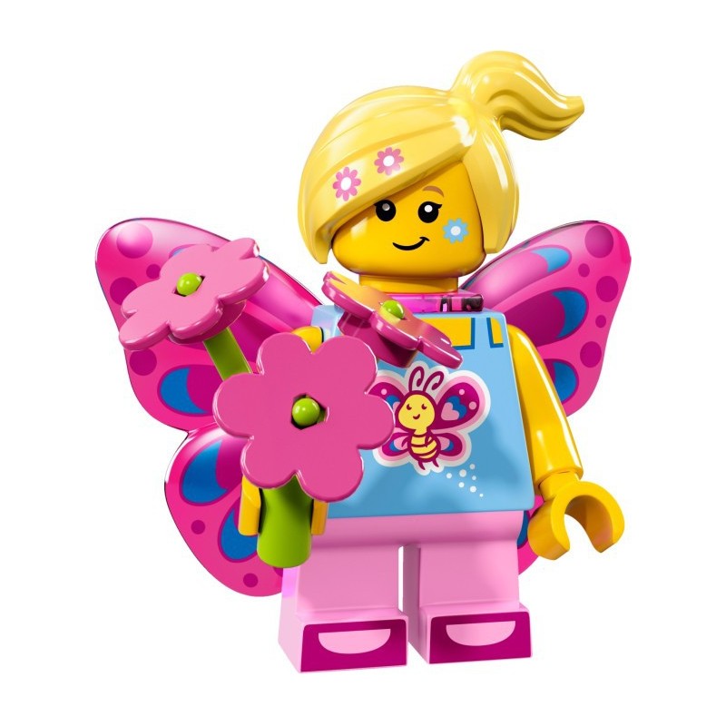 LEGO Minifig Collectible Minifigures Series 17 Butterfly Girl 71018