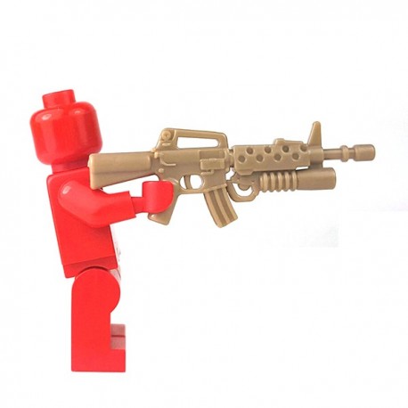 Lego Accessoires Minifigure - Si-Dan Toys - M16SB (Beige Foncé)