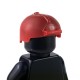 Lego Accessoires Minifigure - Si-Dan Toys - Casque PBH (Rouge Foncé)