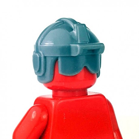 Lego Accessoires Minifigure - Si-Dan Toys - Casque USF S7 (Dark Bluish Gray)