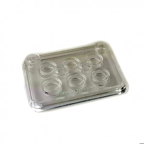 Si-Dan Toys - Minifig Base Plate 4x3 (Trans-Clear)