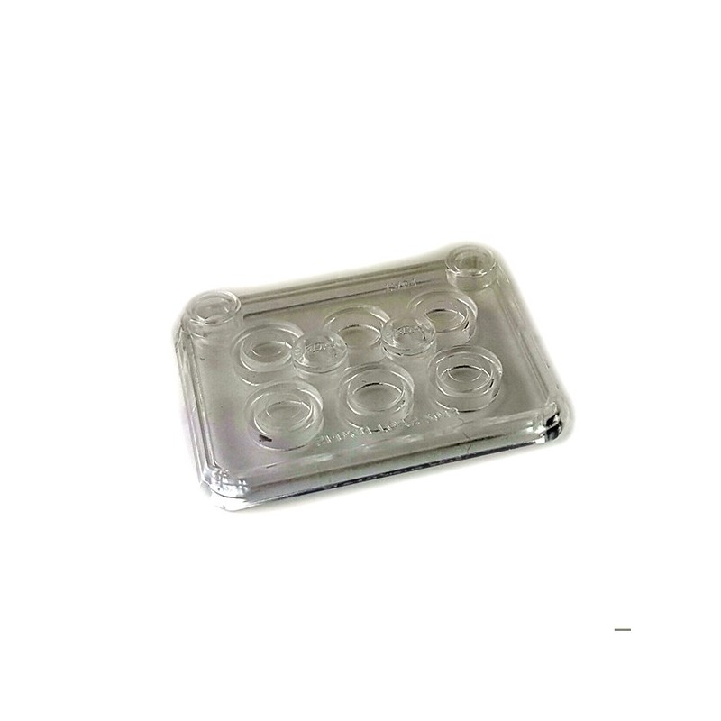 Lego Custom Minifig Toys Minifig Base Plate (Trans-Clear)