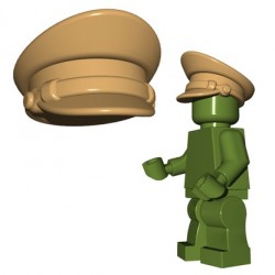 Brick Warriors - Officer Hat (Dark Tan)