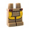 Lego - Dark Tan Hips & Legs with Loincloth & Leggings