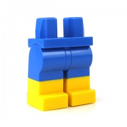 Lego - Blue Hips & Legs with Yellow Boots