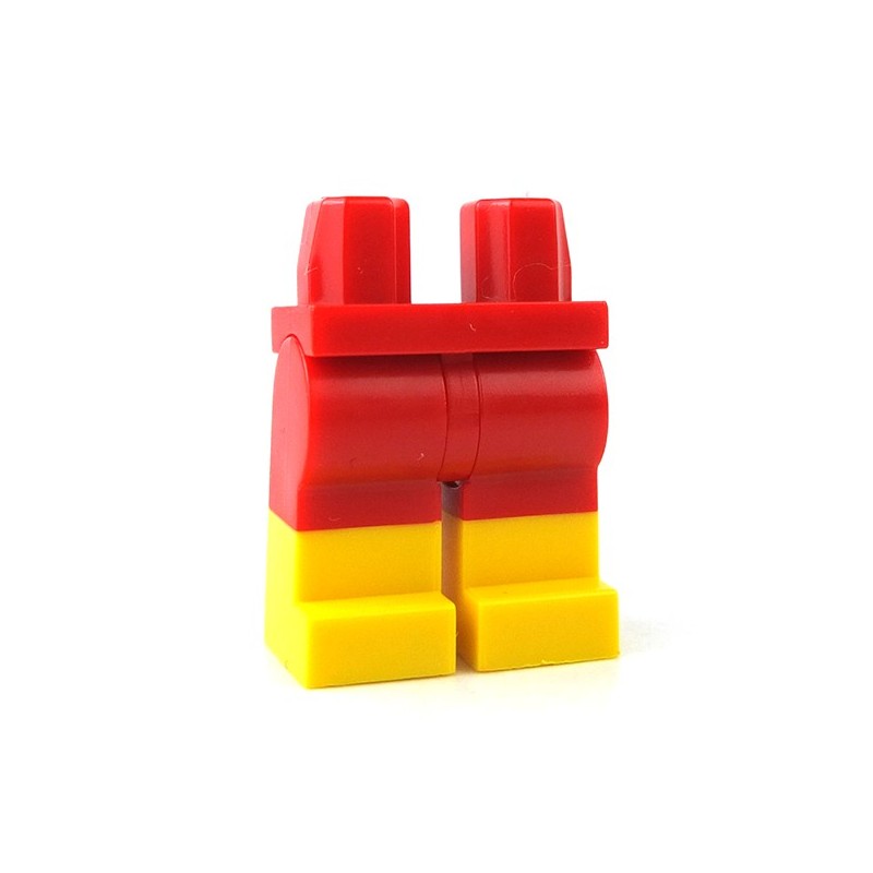 Spare Parts Lego Plain Dark Orange Minifigure Hip And Legs X4 