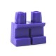 Lego - Accessoires Minifigure - Jambes courtes (Dark Purple)