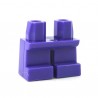 Lego - Accessoires Minifigure - Jambes courtes (Dark Purple)