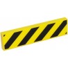 Lego - Tile 1x4 Travaux (Jaune)