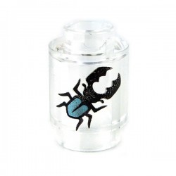 Lego - Insecte, Brique ronde 1x1 (Transparent)