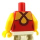 LEGO Minifigure - Torse féminin (Rouge)