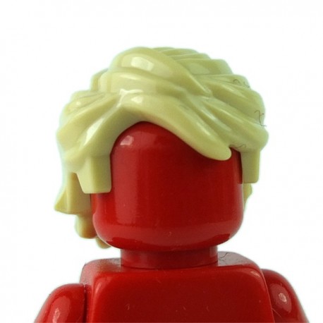 LEGO LOT OF 10 NEW TAN MINIFIGURE SWEPT HAIR PIECES
