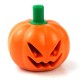 LEGO - Orange Minifig, Headgear Head Cover, Pumpkin Jack O' Lantern