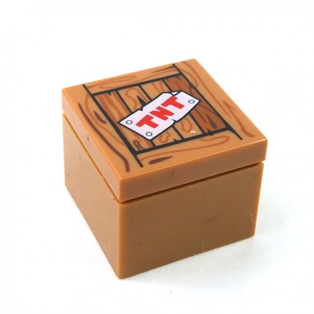 Lego New Red Brick 1 x 2 x 2 KRUSTY O/'s Cereal Box Pattern from The Simpsons