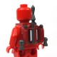 Lego Accessoires Minifigure Clone Army Customs - Hunter Jetpack Fett Dark Red