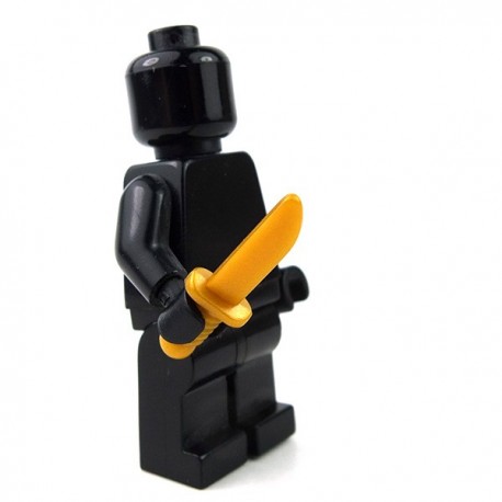 Lego - Pearl Gold Minifig, Weapon Knife