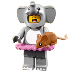 LEGO Minifig - un masque d’éléphant 71021 Série 18