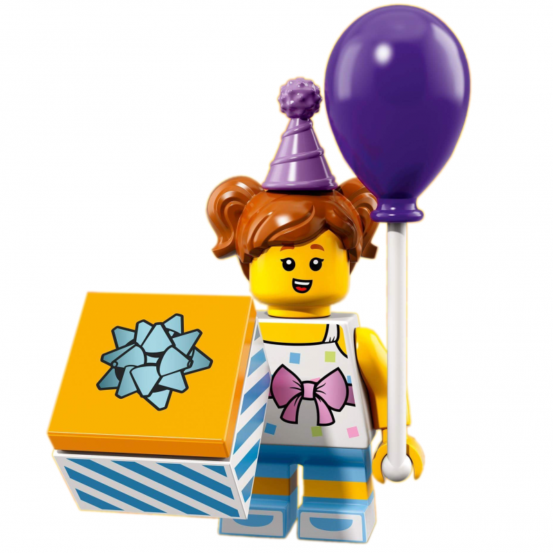 lettelse pasta grinende LEGO Minifig Collectible Minifigures Series 18 Birthday Party Girl 71021