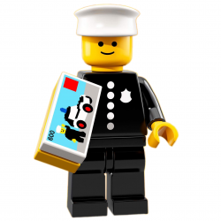 LEGO Minifig - le policier de 1978 71021 Série 18