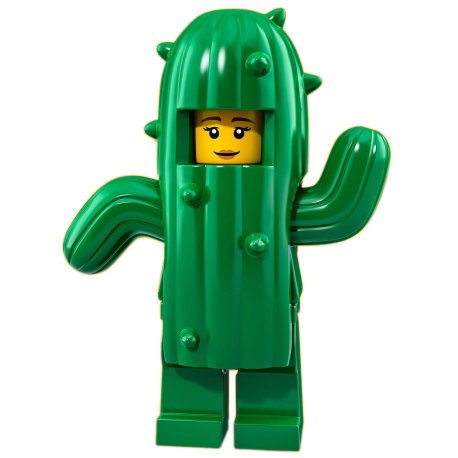 LEGO Minifig - la fille cactus 71021 Série 18