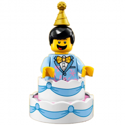 LEGO Minifig - Birthday Cake Guy 71021 Series 18