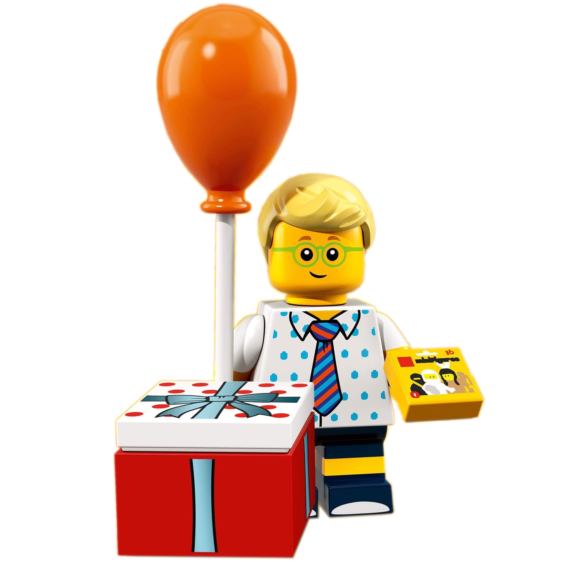 LEGO Minifig Minifigure Serie 18 71021 le garçon goûter d'anniversaire