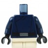Lego - Torse Minifig Star Wars SW First Order Officer Male (Bleu Foncé)