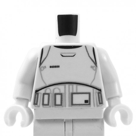 Lego - White Minifig Torso SW Armor Stormtrooper Ep. 7