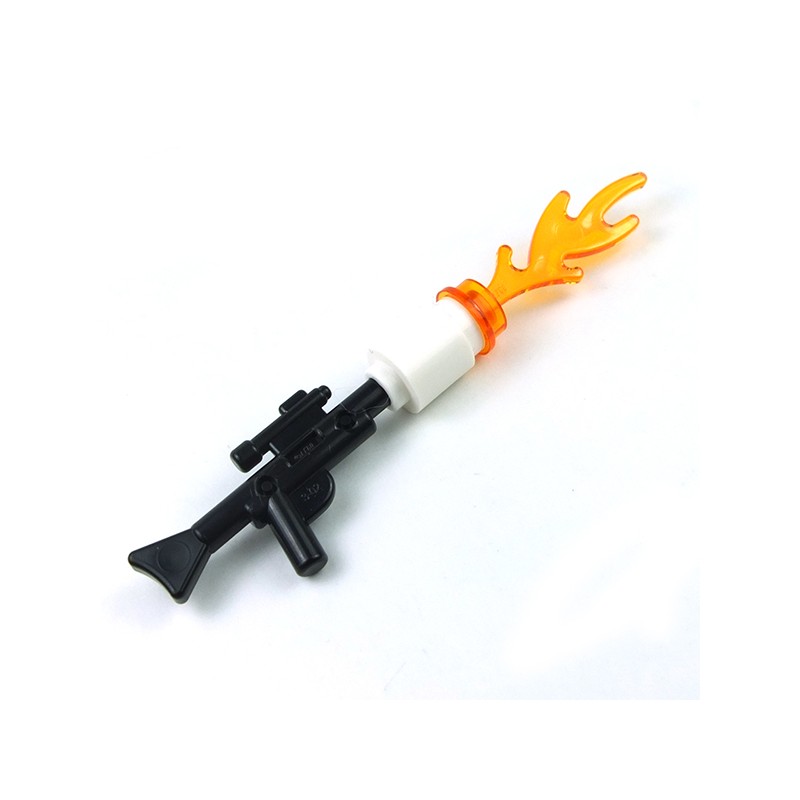 Lance-flammes pistolet pour lego minifigures accessoires 