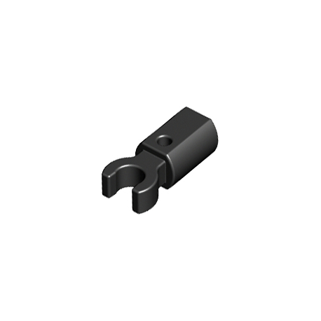 LEGO Spare Parts - Bar Holder with Clip (Black)