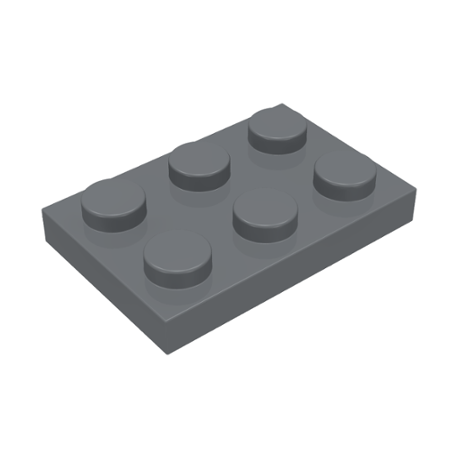 LEGO Pièces Détachées - Plaque 2x3 (DBG)