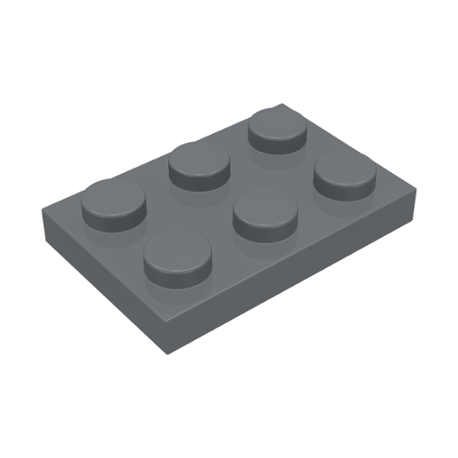 LEGO Spare Parts - Plate 2x3 (DBG)