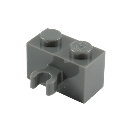 LEGO Spare Parts - Brick Modified 1x2 with Vertical Clip (DBG)