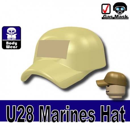 Lego Accessories Minifigure Military - Si-Dan Toys - Marines Hat U28 (Tan)