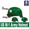 Lego Accessories Minifigure Military - Si-Dan Toys - US M-1 Army P13 Helmet (Green)
