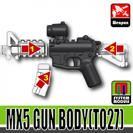Black M82A Sniper Rifle for LEGO army military brick minifigures