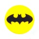 LEGO Accessoires Minifigure - Tile 2x3- Tile Rond 1x1 - Batman (Jaune)