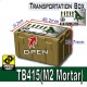 Lego Minifigure Accessoires Militaire Armée Si-Dan Toys - Transportion Box TB415 (Vert Militaire - M2 Mortar)