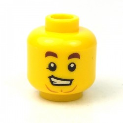 LEGO® - Tête masculine jaune, 94